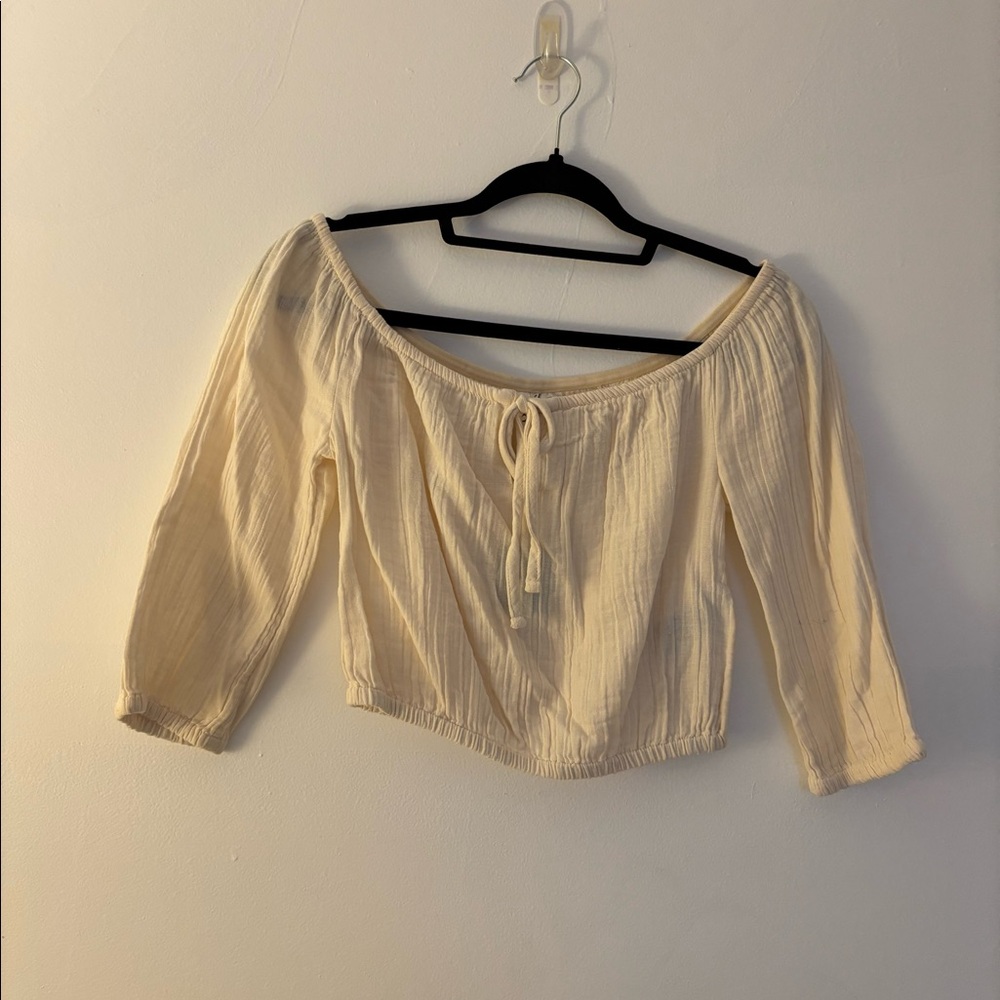 NWT Roxy Gauze Top